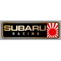 SUBARU RACING Sticker droit vinyle laminé