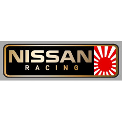 NISSAN RACING right laminated decal