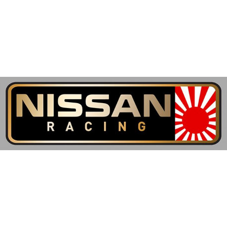 NISSAN RACING Sticker droit vinyle laminé