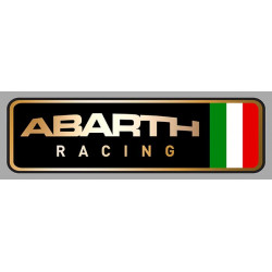 ABARTH RACING Sticker droit vinyle laminé