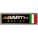 ABARTH RACING Sticker droit vinyle laminé