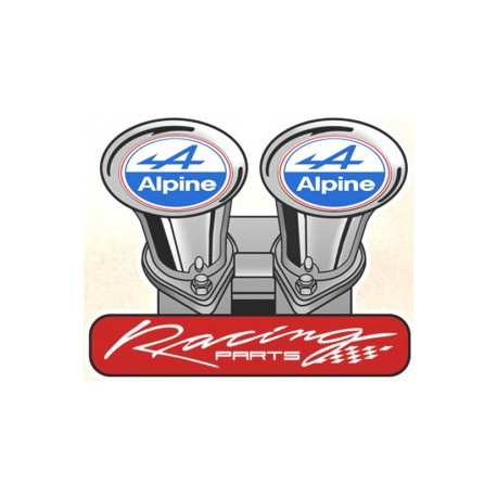 ALPINE RACING Sticker vinyle laminé