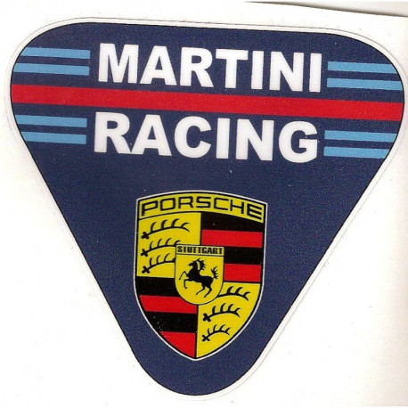 MARTINI RACING PORSCHE Sticker vinyle laminé