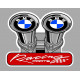 BMW RACING Sticker vinyle laminé