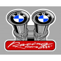 BMW RACING Parts Sticker vinyle laminé