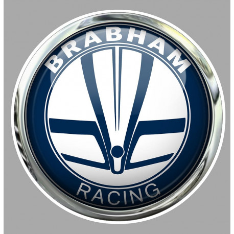 BRABHAM RACING TEAM Trompe-l.oeuil Sticker vinyle laminé