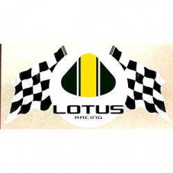 LOTUS Racing Flags laminated decal