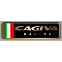 CAGIVA  RACING left laminated decal