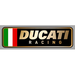 DUCATI  RACING left laminated decal