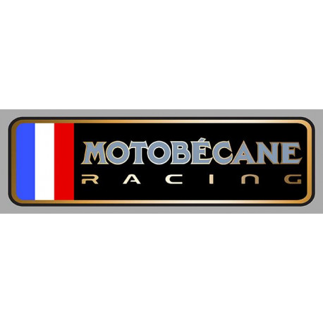 MOTOBECANE  RACING left laminated decal