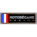 MOTOBECANE RACING Sticker gauche vinyle laminé