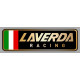 LAVERDA RACING Sticker gauche vinyle laminé