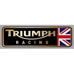 TRIUMPH  RACING right laminated decal