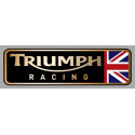 TRIUMPH  RACING right laminated decal