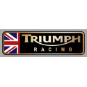 TRIUMPH  RACING left laminated decal