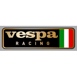 VESPA  RACING right laminated decal