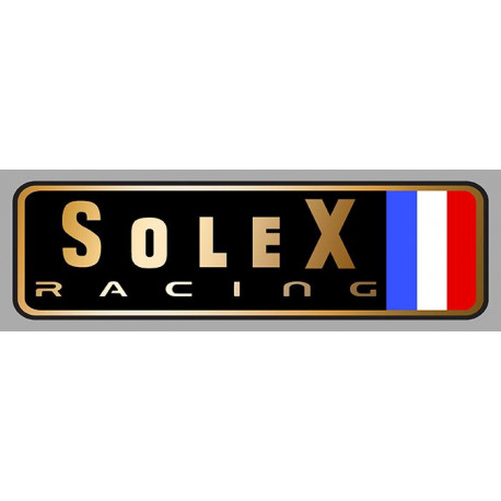 SOLEX  RACING right laminated decal