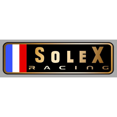 SOLEX RACING Sticker gauche vinyle laminé