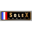 SOLEX RACING Sticker gauche vinyle laminé