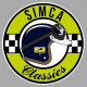 SIMCA CLASSICS Sticker vinyle laminé