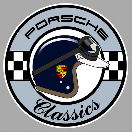 PORSCHE CLASSICS Sticker vinyle laminé