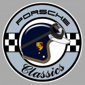 PORSCHE CLASSICS Sticker vinyle laminé