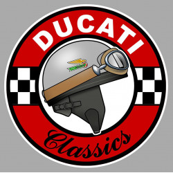 DUCATI CLASSICS Sticker vinyle laminé