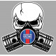 PORSCHE MARTINI  Piston-Skull laminated decal