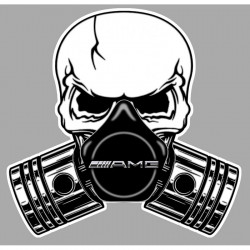 AMG Piston-Skull laminated decal