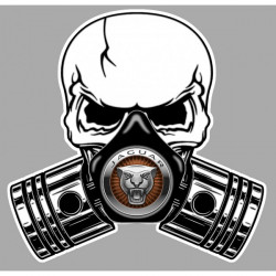 JAGUAR  Piston-Skull laminated decal