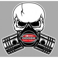 DODGE  Piston-Skull laminated decal