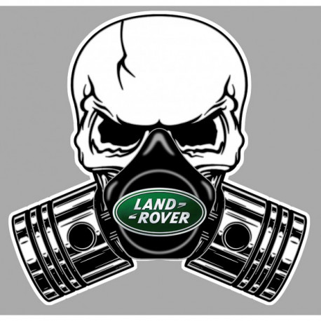 LAND ROVER Piston-Skull Sticker vinyle laminé