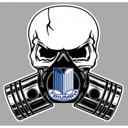 TRIUMPH Piston-Skull laminated decal