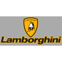 LAMBORGHINI Sticker vinyle laminé