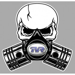 TVR Piston-Skull laminated decal
