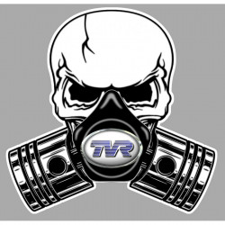 TVR Piston-Skull Sticker vinyle laminé