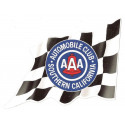 AAA Sticker drapeau droit vinyle laminé