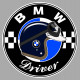 BMW DRIVER Sticker vinyle laminé