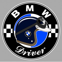 BMW DRIVER laminated decal