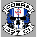 COBRA Skull Sticker vinyle laminé