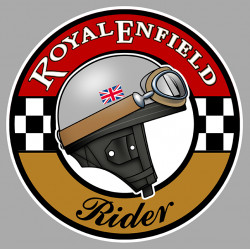 ROYAL ENFIELD UK  Rider Sticker vinyle laminé