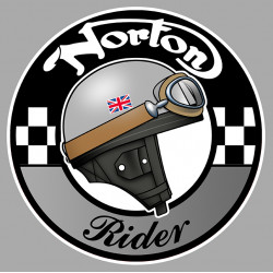 NORTON Rider Sticker vinyle laminé