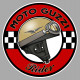 MOTO GUZZI Rider Sticker vinyle laminé