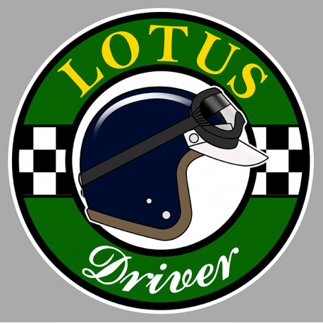 LOTUS Driver Sticker vinyle laminé