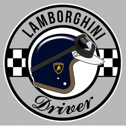 LAMBORGHINI Driver Sticker vinyle laminé