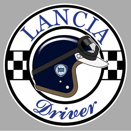 LANCIA Driver Sticker vinyle laminé