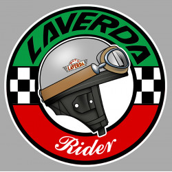 LAVERDA Rider Sticker vinyle laminé