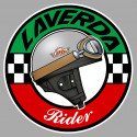 LAVERDA Rider laminated decal