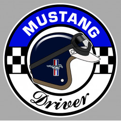 MUSTANG Driver laminated decal