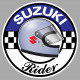 SUZUKI Rider Sticker vinyle laminé